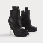 Leather ankle boots