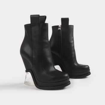 Leather ankle boots