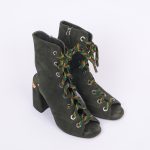 Open toe boots