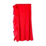 Plated Midi Skirt