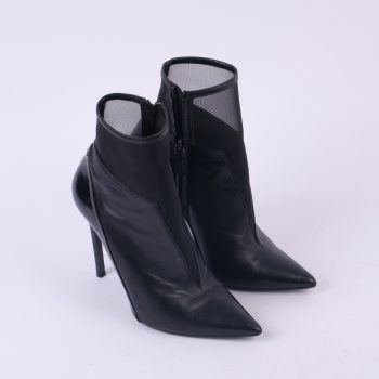 Leather ankle boots
