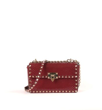 Rockstud Python Bag