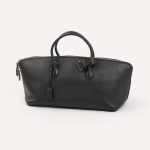Triangle leather handbag