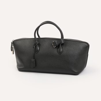 Triangle leather handbag