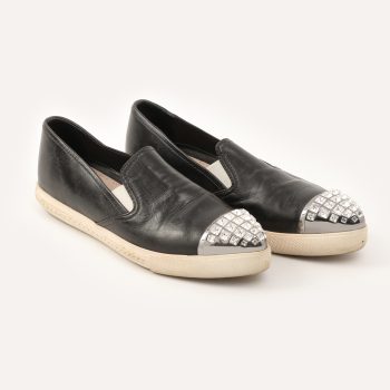 Leather flats