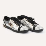 Metallic Silver Sneakers