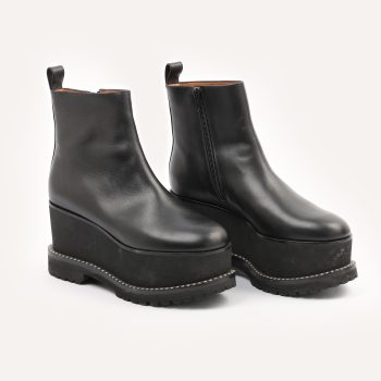 Platform ankle boots