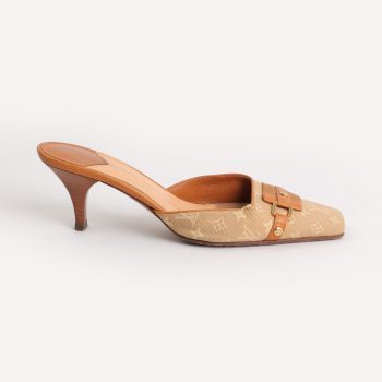 Monogram Mules
