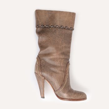 Vintage High-Heel Boots