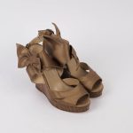 Bow Wedge Sandals
