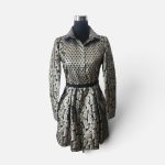 metallic dress