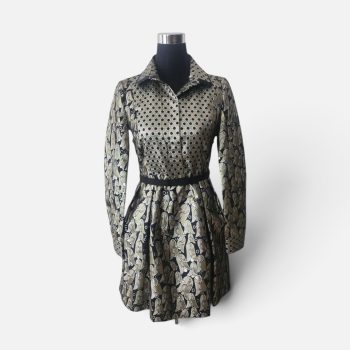 metallic dress