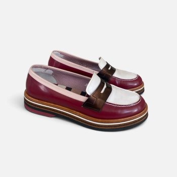 leather loafers