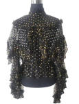 polka dot blouse