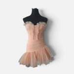 Plumetis Tulle Mini Dress