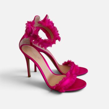 satin sandals