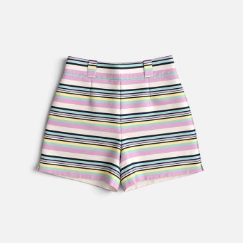 striped mini short
