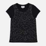 rhinestone embellished t-shirt