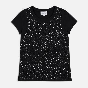 rhinestone embellished t-shirt