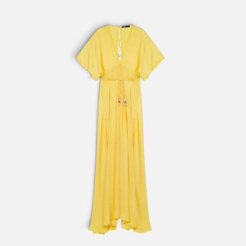 Satin Scarf Dress