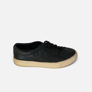 Logo Leather Trainers